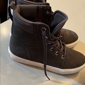 Timberland Grey High-Top Boots